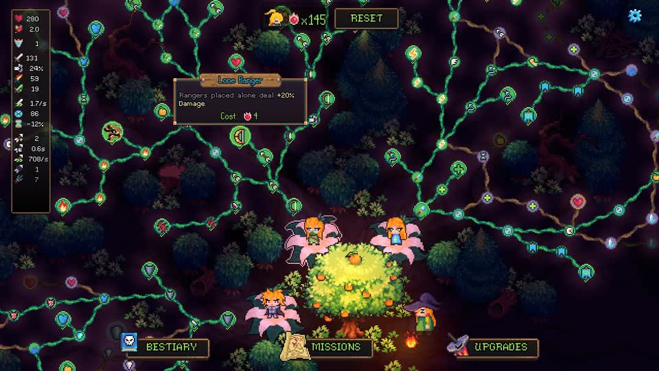 Enemies swarming the map while combat effects fill the screen in Tangy TD.